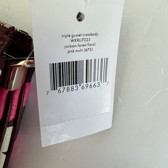 NWT KATE SPADE TRIPLE GUSSET CROSSBODY BAG - Picture 7 of 7